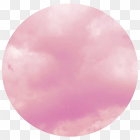 #pink #clouds #cloud #pinkaesthetic #aesthetic #pinkicon - Aesthetic Circle Png Pink, Transparent Png - pink cloud png