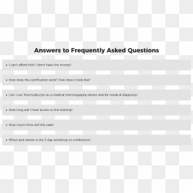 Screenshot, HD Png Download - faq png