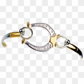 Two-toned Horseshoe Topper And Bracelet - Bracelet, HD Png Download - horseshoe vector png