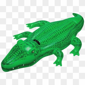 Aligator Dmuchany Do Pływania Intex - Inflatable Crocodile, HD Png Download - aligator png