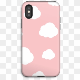 Pink Cloud Case Iphone X Tough - Mobile Phone Case, HD Png Download - pink cloud png