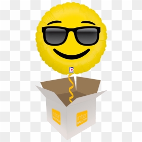 Sunglasses Emoji - Happy 4th Birthday Png, Transparent Png - balloon emoji png