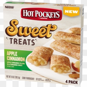 Sweet Treats Apple Cinnamon - Hot Pockets Sweet Treats, HD Png Download - hot pocket png