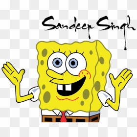 - Lucks Sponge Bob Square Pants Edible Cake Topper - Spongebob Meme Png, Transparent Png - sponge bob png