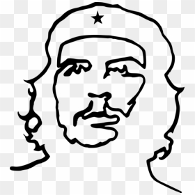 Che Guevara Line Art - Che Guevara Drawing Easy, HD Png Download - che guevara png