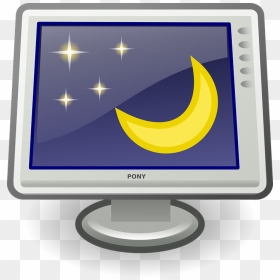 Screen Saver Clipart, HD Png Download - desktop icon png