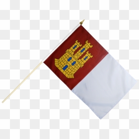 Spain Castile-la Mancha Hand Waving Flag - Bandera De Castilla La Mancha, HD Png Download - mancha png