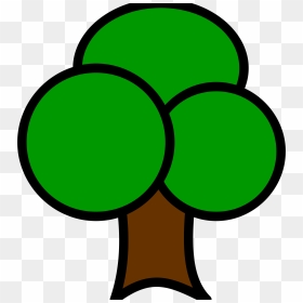 Broadleaf Tree Clip Arts - Tree, HD Png Download - tree symbol png