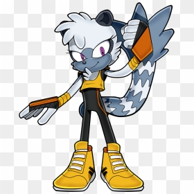 Tangle The Lemur Sonic Channel Style By Quiickyfoxy - Tangle The Lemur Sonic Channel, HD Png Download - lemur png