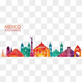 City Mexico Illustration Royalty-free Vector Drawing - Mexico Vector Illustration, HD Png Download - city vector png