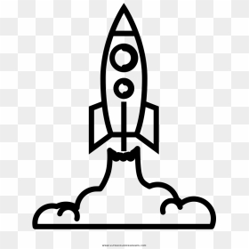 Rocket Launch Coloring Page - Portable Network Graphics, HD Png Download - rocket fire png