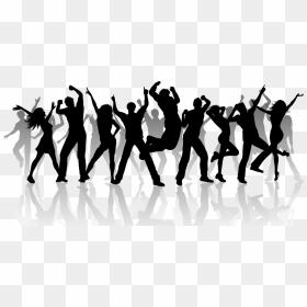 Group Of People Dancing , Png Download - People Dancing Silhouette Png, Transparent Png - dj silhouette png