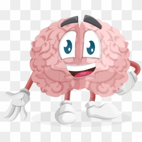 Brain Cartoon Sad, HD Png Download - brain vector png