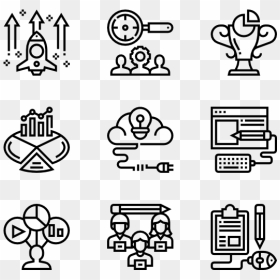 Artificial Intelligence Icons, HD Png Download - digital marketing png