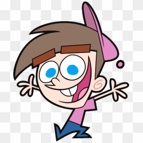 Happy Timmy Turner - Cosmo And Wanda Timmy, HD Png Download - timmy turner png