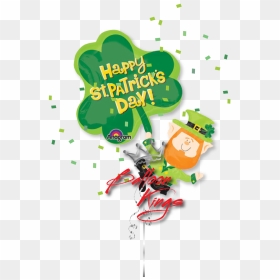 Patrick"s Day Leprechaun & Shamrock 80cm , Png Download - Happy St Patricks Day, Transparent Png - happy st patrick's day png