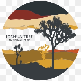 Joshua Tree Illustration-02 - Silhouette, HD Png Download - tree illustration png