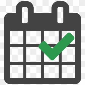 Calendar Clipart Png Black Transparent Png , Png Download - Black Calender Icon Png, Png Download - calendar clipart png