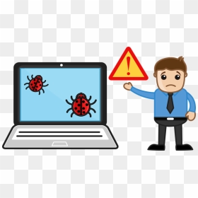 Cliparts Computer Viruses - Clipart Transparent Computer Virus, HD Png Download - computer virus png