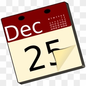 Calendar Clip Art , Png Download - December Calendar Clipart, Transparent Png - calendar clipart png