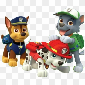Chase Marshall Rocky - Chase And Marshall Paw Patrol, HD Png Download - rocky png