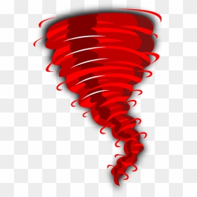 Transparent Red Swirl Png - Tornado Clip Art, Png Download - red swirl png