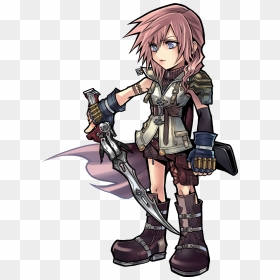 Final Fantasy Wiki - Lightning Dissidia Opera Omnia, HD Png Download - lightning .png