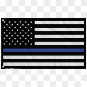 Thin Blue Line Flag Png - Police Black And Blue Flag, Transparent Png - thin blue line png