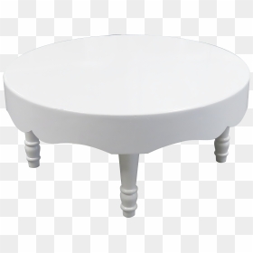 Round Center Table, Round Coffee Table - White Round Center Table, HD Png Download - white table png
