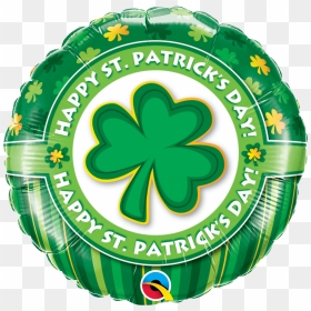Happy St Patricks Day Foil Balloon 1pc Clipart (600x593), - Happy St Patrick's Day Round Large, HD Png Download - happy st patrick's day png
