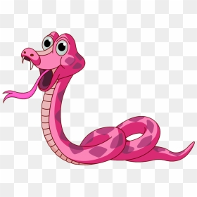 Reptile House Clipart - Transparent Background Snake Transparent Cartoon, HD Png Download - snake cartoon png
