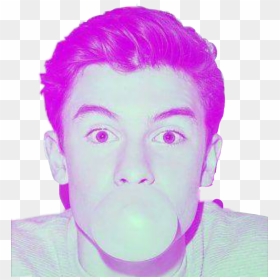 Shawn Mendes Blowing Gum, HD Png Download - cameron dallas png
