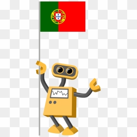 Flag Bot, Portugal - Lebanese National Flag Cartoon, HD Png Download - portugal flag png