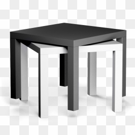 Lack Side Table Black And White3d View"  Class="mw - Ikea Lack Black And White, HD Png Download - white table png