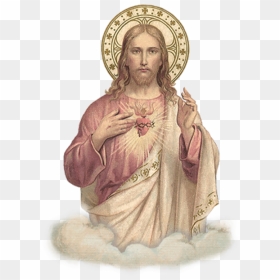 Transparent Jesucristo Png - Sacred Heart Of Jesus Png, Png Download - vhv