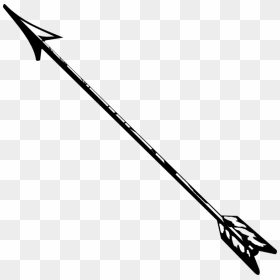 Arrow Silhouette Png - Indian Arrow Drawing, Transparent Png - arrow head png