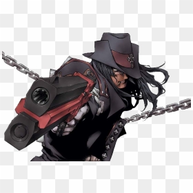 Yasuhiro Nightow Gungrave, HD Png Download - guy with gun png