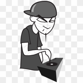 Dj Vector Set Png - Cartoon, Transparent Png - dj silhouette png