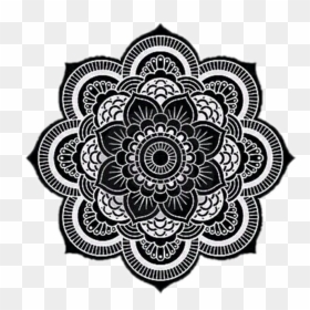 Black Mandala Png - Black And White Mandala Png, Transparent Png - white mandala png