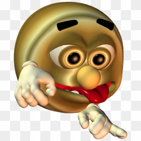 Transparent Thumb Emoji Png - Cursed Emoji Pointing, Png Download - winky face png