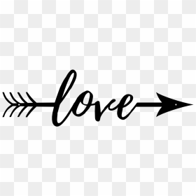 Love Arrow Metal Sign X-small - Love With Arrow, HD Png Download - small arrow png