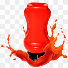 Ketchup Bottle - Illustration, HD Png Download - ketchup bottle png