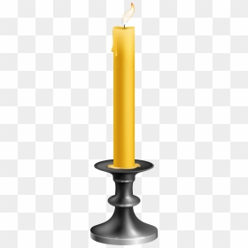Silver Candlestick Png Clip Art - Table, Transparent Png - table clipart png