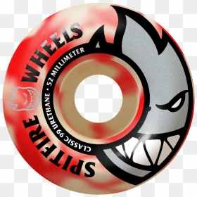 Spitfire 52mm Bighead Red Swirl Wheels - Spitfire Wheels Bighead Green, HD Png Download - red swirl png