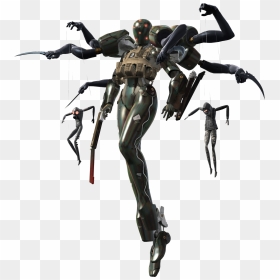 Metal Gear 4 Concept Art , Png Download - Metal Gear Solid Screaming Mantis, Transparent Png - mantis png