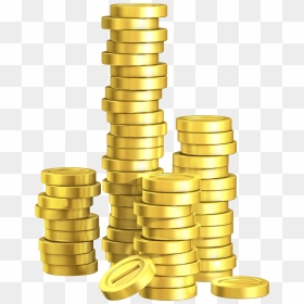 How To Buy Gold With - Cartoon Gold Coin Png, Transparent Png - pile of cash png