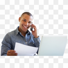 Tech Support Png, Transparent Png - person talking png