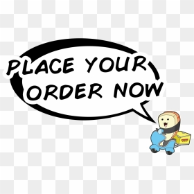 Order Now With Cartoon, HD Png Download - order now png