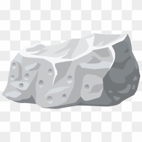 Angle,white,rock - Rock Cartoon Png, Transparent Png - rock clipart png