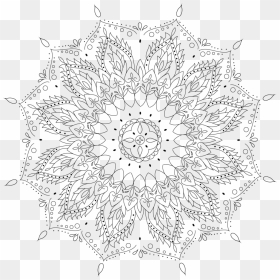 Mandala, HD Png Download - white mandala png